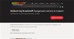 Desktop Screenshot of broekhoff.nl