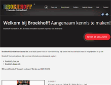 Tablet Screenshot of broekhoff.nl